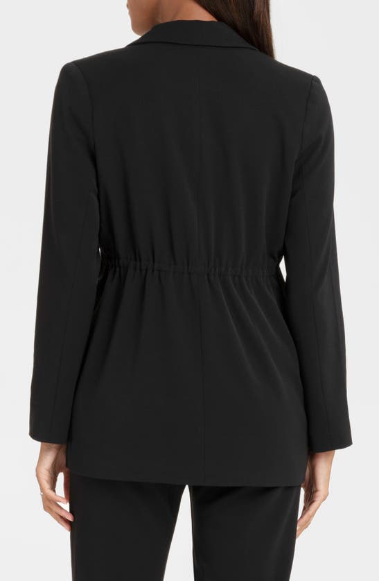 Shop Seraphine Corporate Maternity Blazer In Black