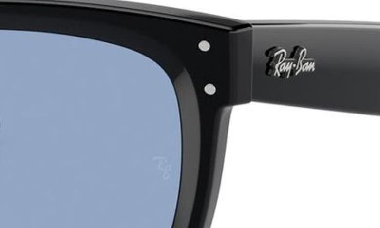 Shop Ray Ban Ray-ban Reverse Wayfarer 53mm Square Sunglasses In Light Blue