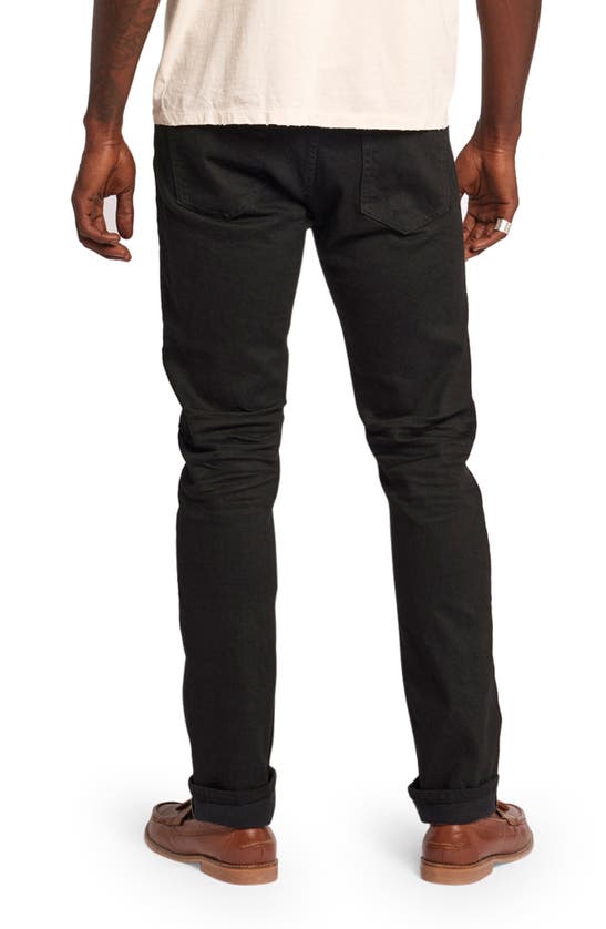 Shop Current Elliott Current/elliott The Waylon Slim Fit Jeans In Raw Resin Black