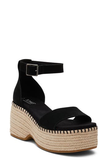 TOMS TOMS LAILA ESPADRILLE PLATFORM SANDAL