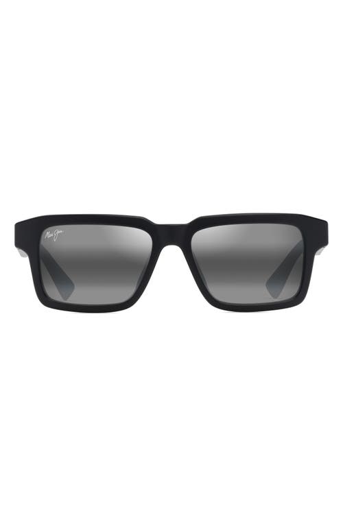 Kahiko 53mm PolarizedPlus2 Gradient Square Sunglasses in Matte Black