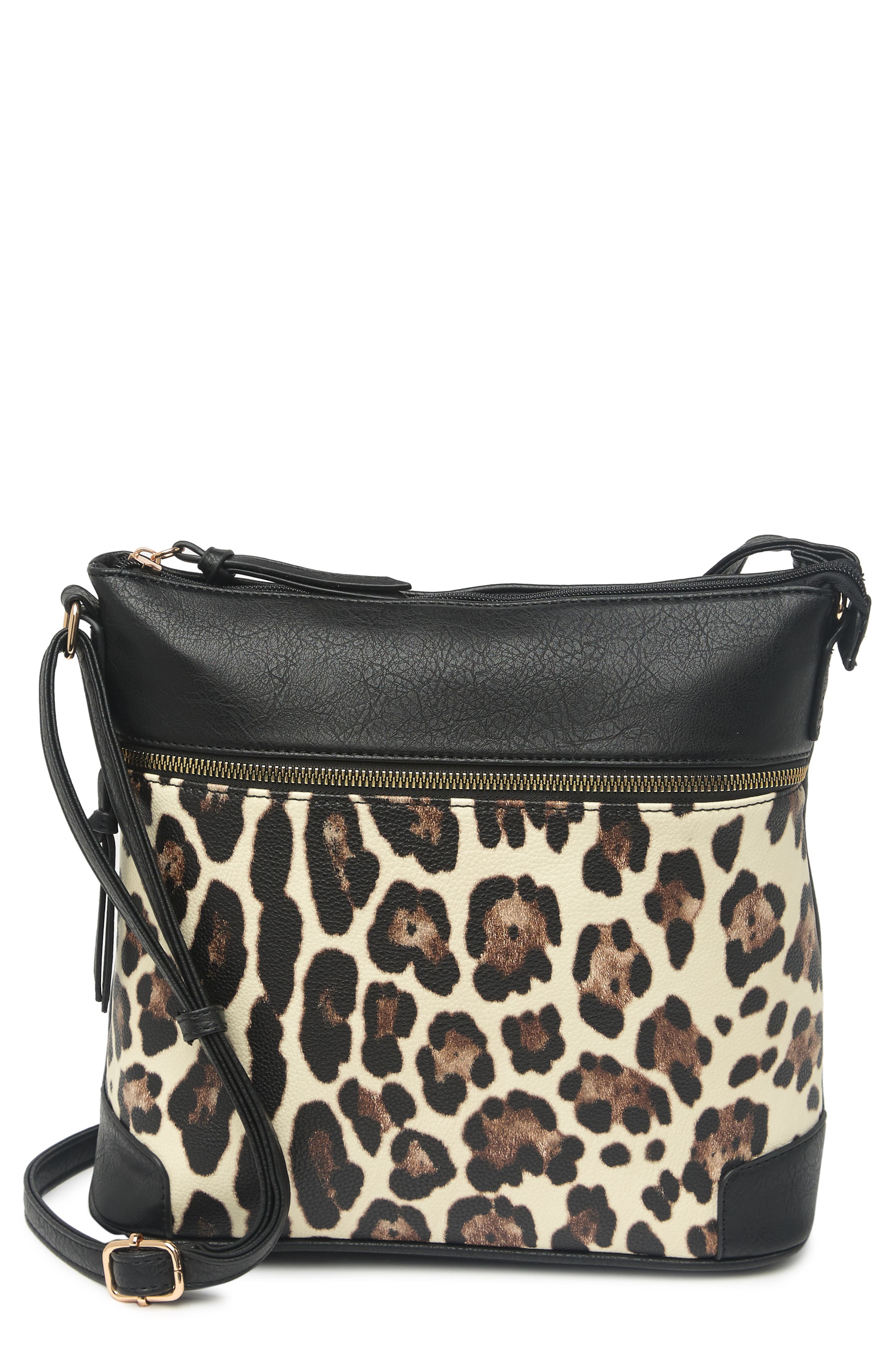 cheetah print crossbody purse