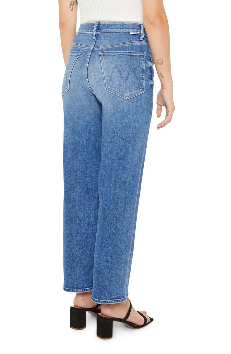 MOTHER Lil' Zip Rambler Flood Jeans | Nordstrom