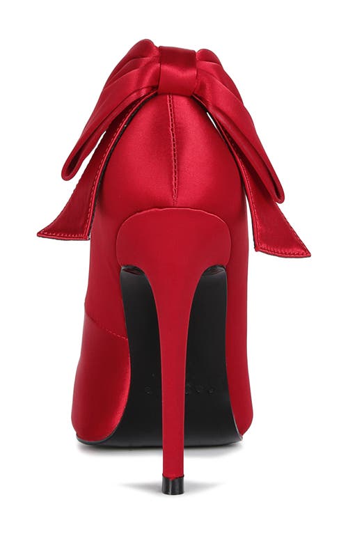 Rag & Co Hornet Bow Pump In Red