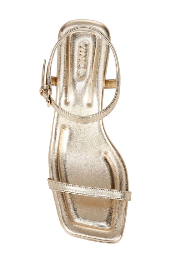 Shop Vince Coco Ankle Strap Sandal In Champagne