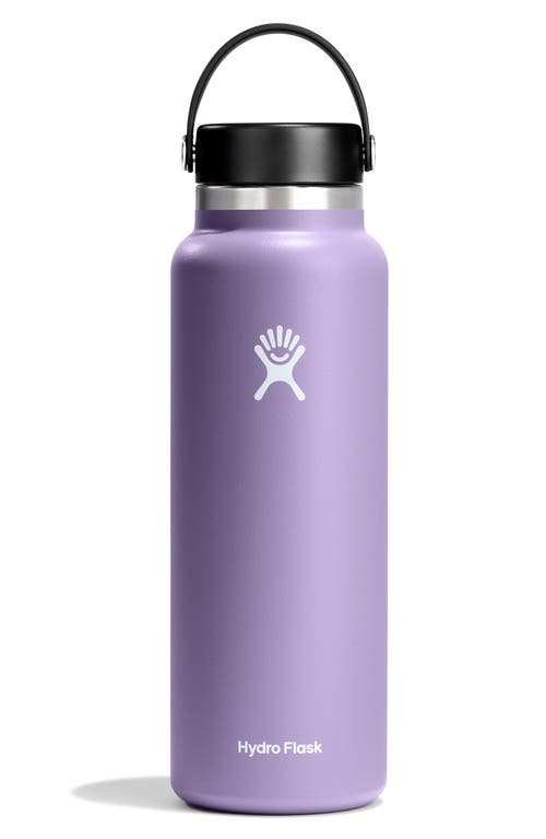 Hydro Flask 40-Ounce Wide Mouth Cap Water Bottle in Moonshadow 