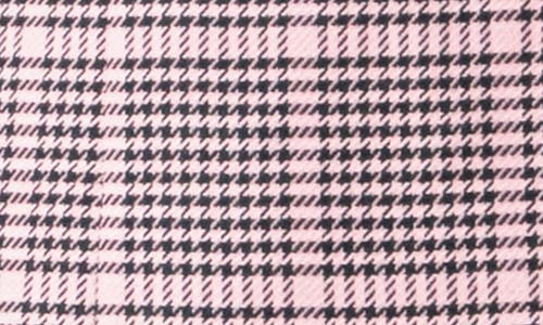 ENDLESS ROSE ENDLESS ROSE HOUNDSTOOTH CHECK LONG SLEEVE ROMPER 