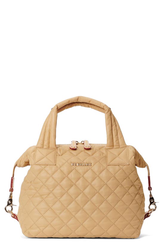 Shop Mz Wallace Small Sutton Deluxe Tote In Camel