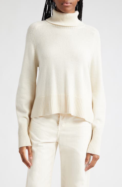 Women's Ribbed 100% Cashmere Turtleneck Sweater [CS026] - $349.00