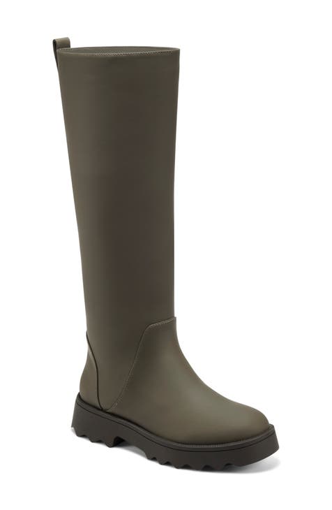 Slalom Water Resistant Faux Leather Boot (Women)
