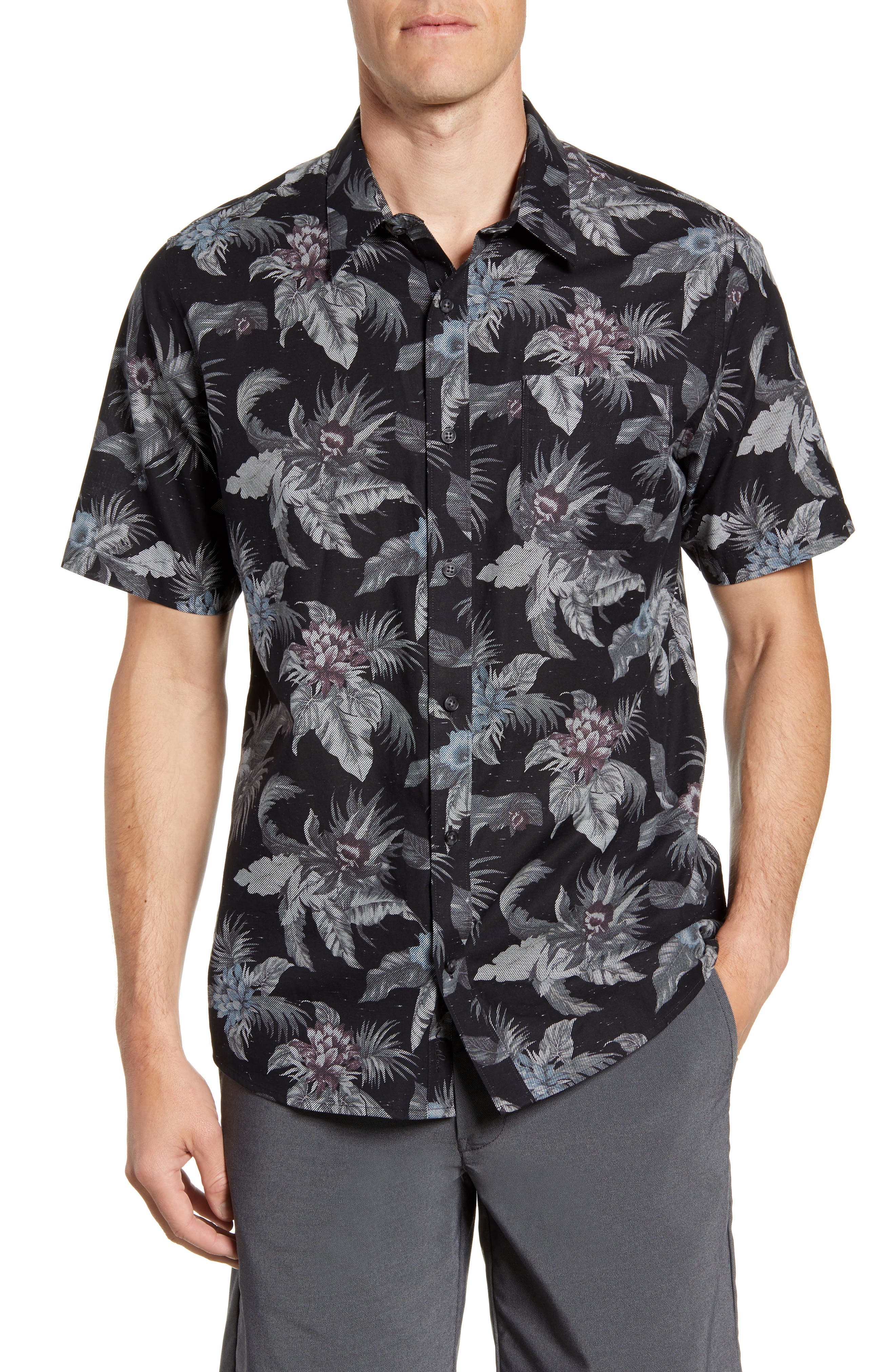 TRAVIS MATHEW | All Mine Button Down Regular Fit Hawaiian Shirt ...
