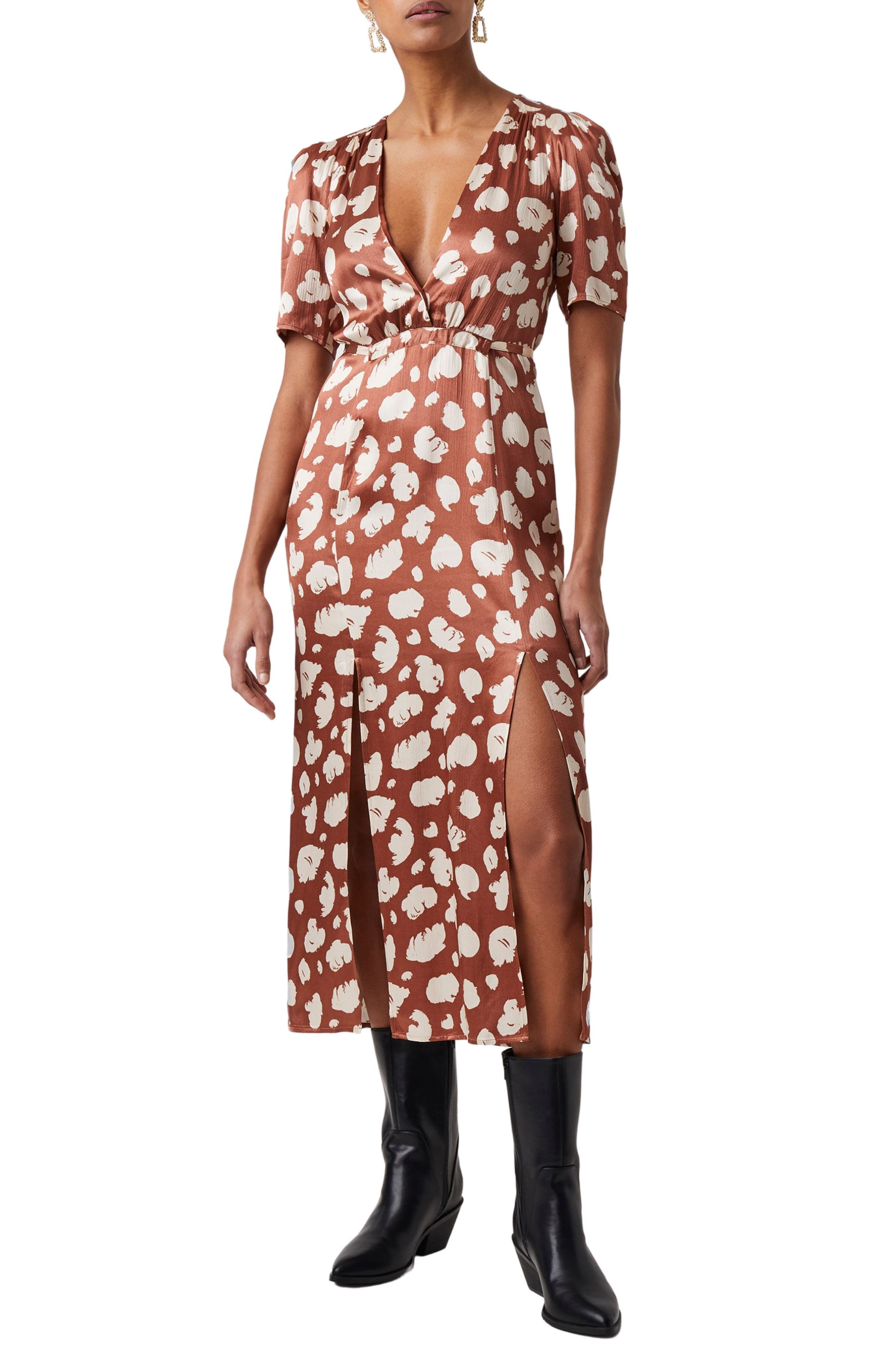french connection brown dress