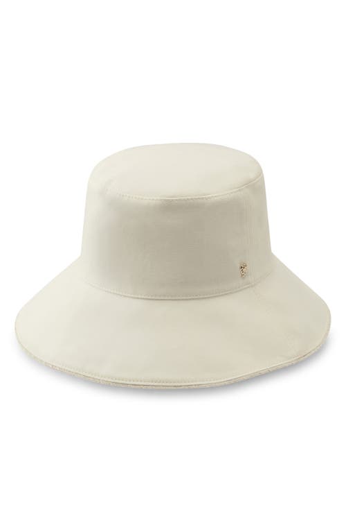 Helen Kaminski Ella Bucket Hat in Off White/off White