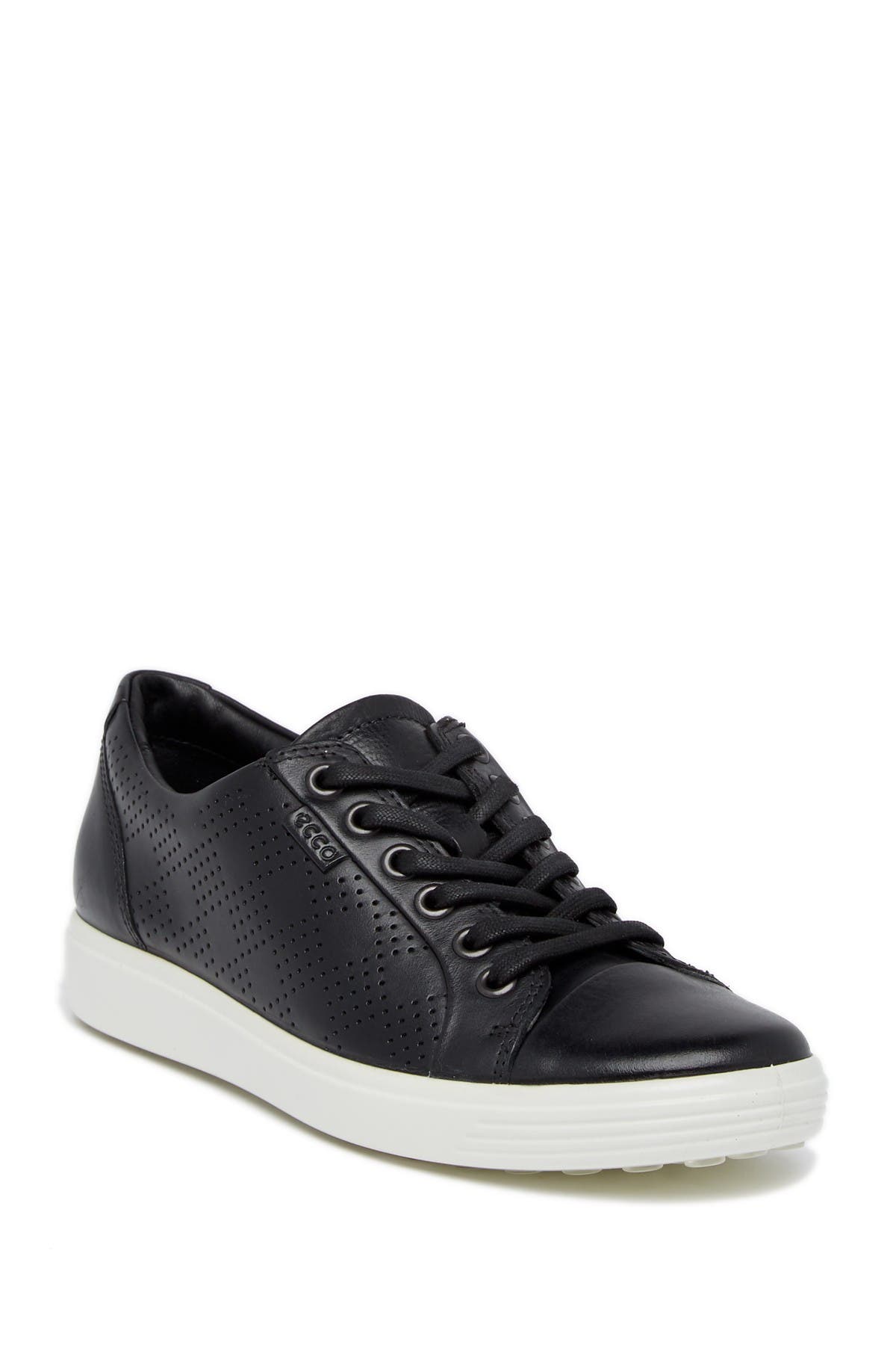 ecco soft perforated fashion sneaker