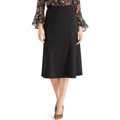 Rachel Roy Collection Seamed A-Line Skirt, Black