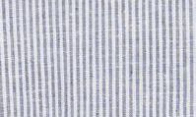 Shop Caslon ® Stripe Short Sleeve Linen Blend Top In Blue Vintage Leah Stripe