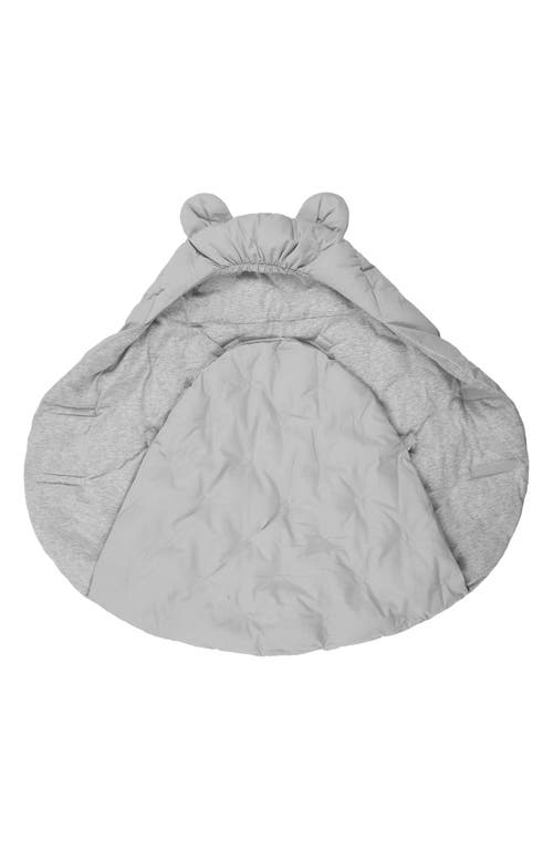 7 A.m. Enfant Nido Teddy Wrap Swaddle In Pearl Grey