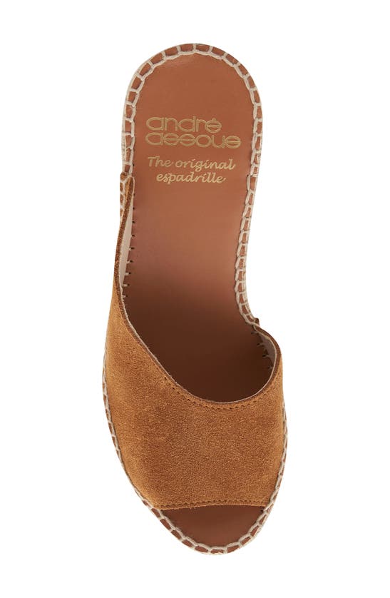 Andre Assous Catarina Espadrille Platform Wedge Sandal In Cuero
