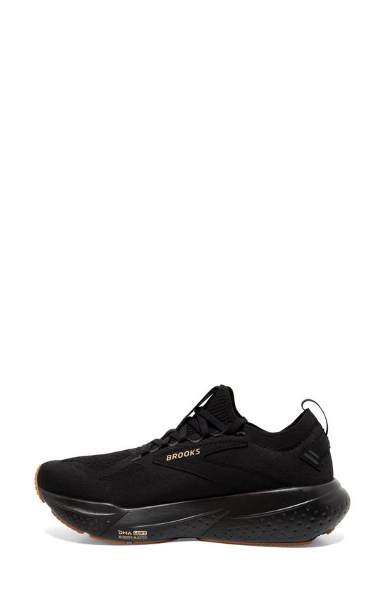 Shop Brooks Glycerin Stealthfit 21 Running Shoe In Black/ Cream/ Biscuit