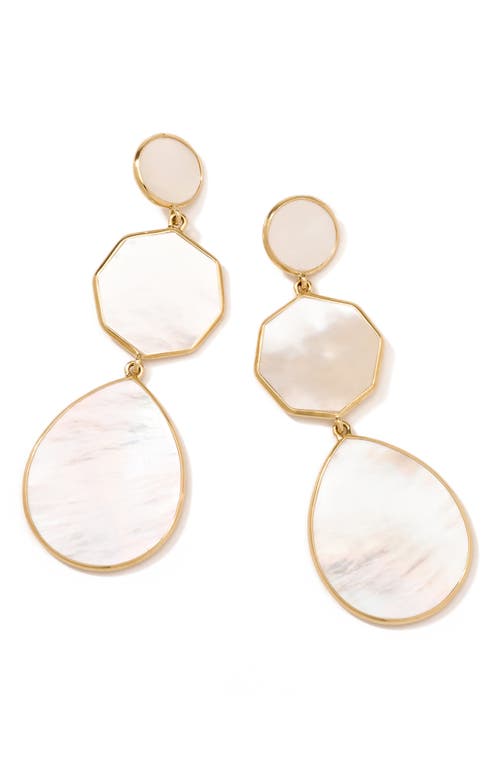 Ippolita Rock Candy Drop Earrings in Gold/Pearl at Nordstrom