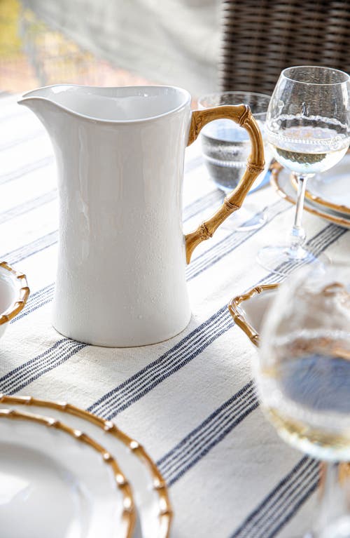 Juliska Bamboo Natural Large Pitcher In Bamboo Natural
