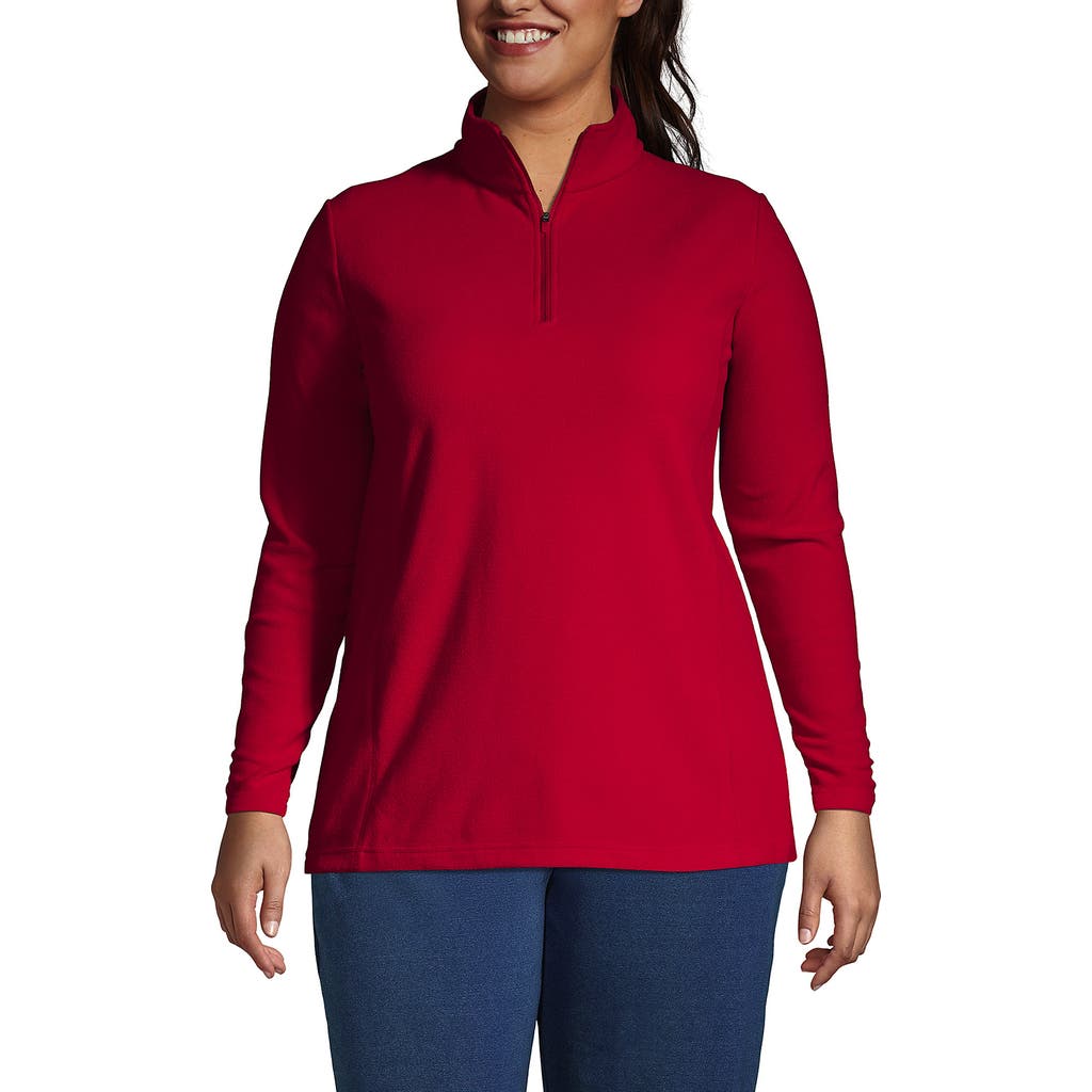 LANDS' END LANDS' END ANYWEATHER FLEECE QUARTER ZIP PULLOVER