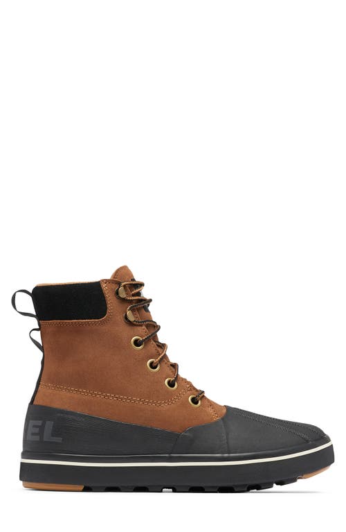 Shop Sorel Cheyanne Metro Ii Waterproof Duck Boot In Velvet Tan/black