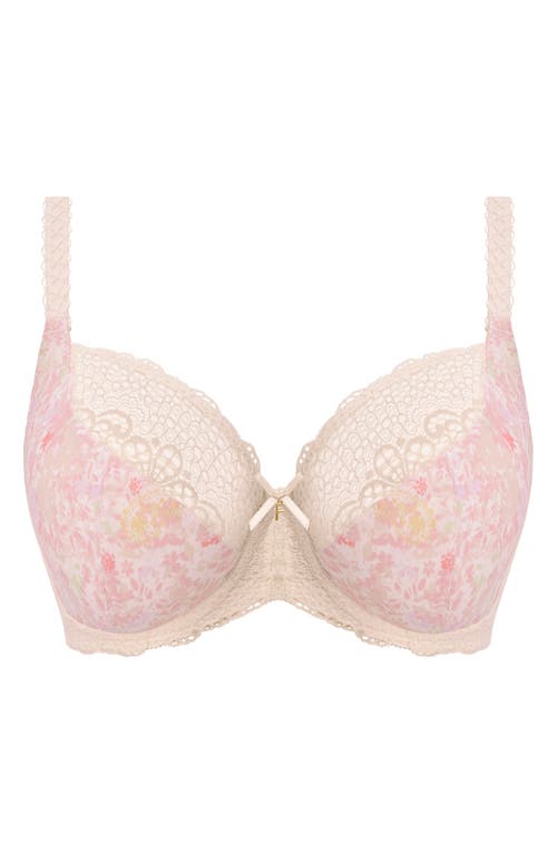 Shop Freya Daydreaming Underwire Plunge Bra In Peach Blossom (pem)