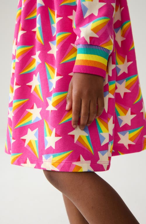 LITTLE BIRD LITTLE BIRD KIDS' STAR LONG SLEEVE SWEATSHIRT DRESS