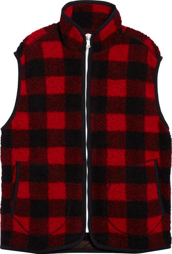 Buffalo plaid 2025 puffer vest
