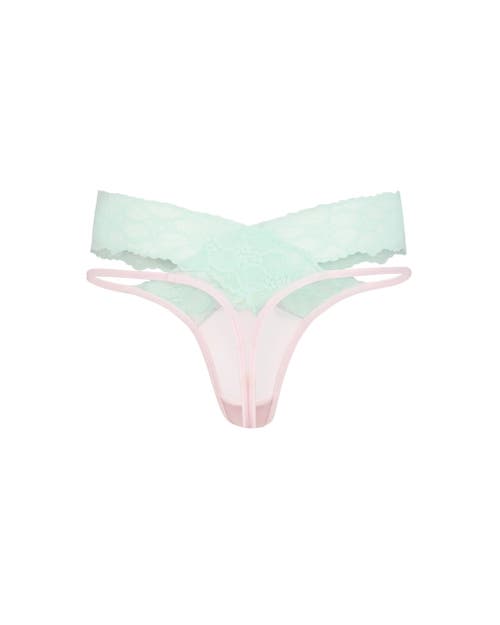 Shop Adore Me Alma Thong Panties In Light Purple