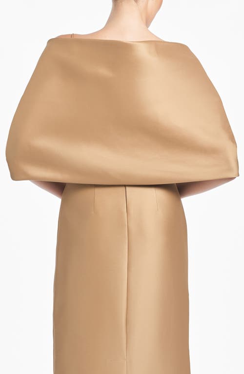 Sachin & Babi Embellished Pryce Gown In Chestnut Gold