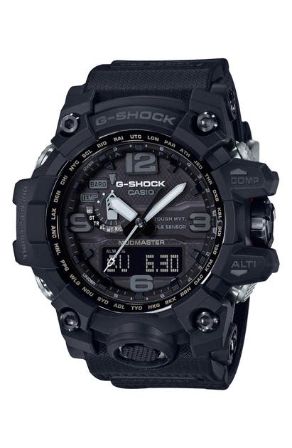 G Shock Baby G G Shock Mudmaster Resin Casio Ana Digi Watch 56mm In Black Modesens