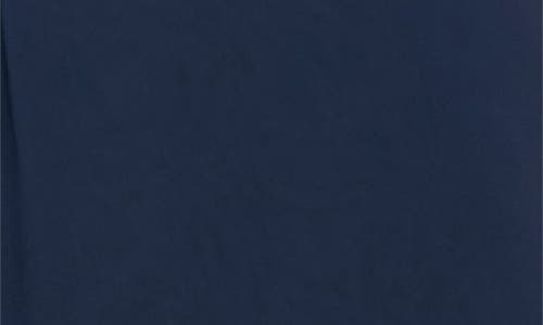 Alex Evenings Embroidered Bodice A-line Cocktail Dress In Navy/silver