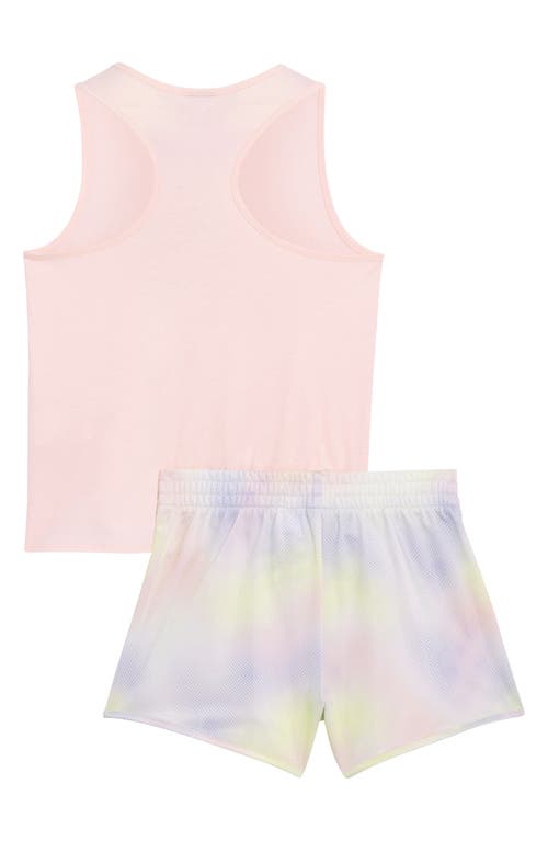 Shop Puma Kids' Tank Top & Shorts 2-piece Set In Light Pink/white