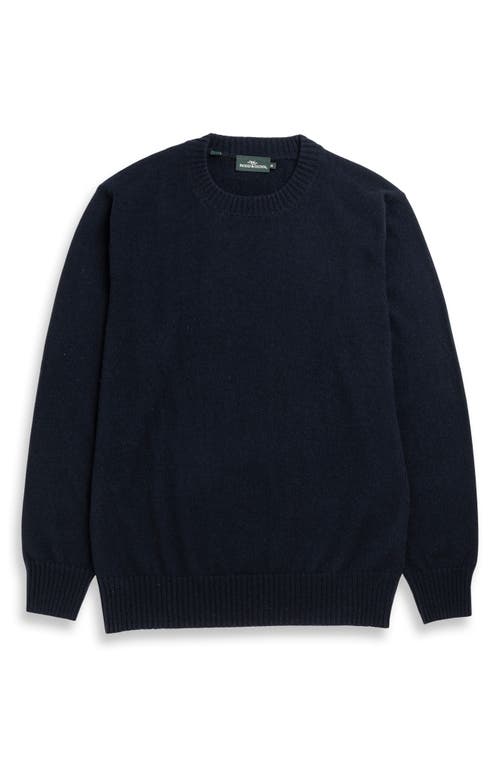 Shop Rodd & Gunn Christchurch Wool & Cashmere Crewneck Sweater In Deep Ocean