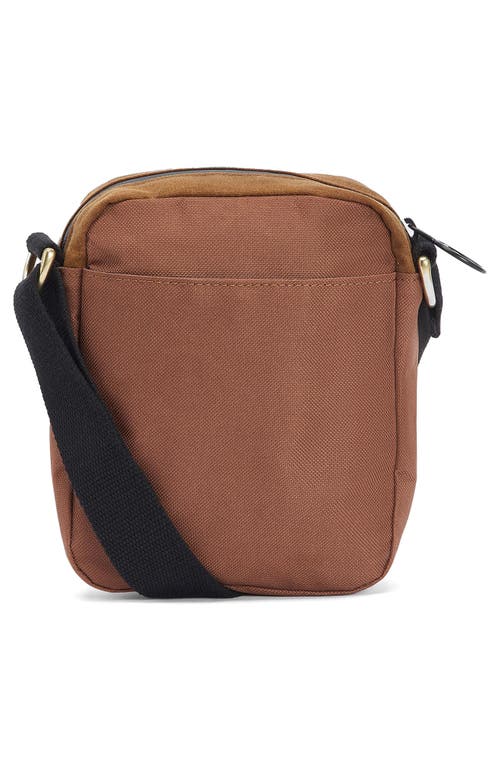 BARBOUR BARBOUR FIELD WATER RESISTANT WAXED COTTON CROSSBODY BAG