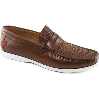 Marc Joseph New York Thompson Street Penny Loafer, Brown
