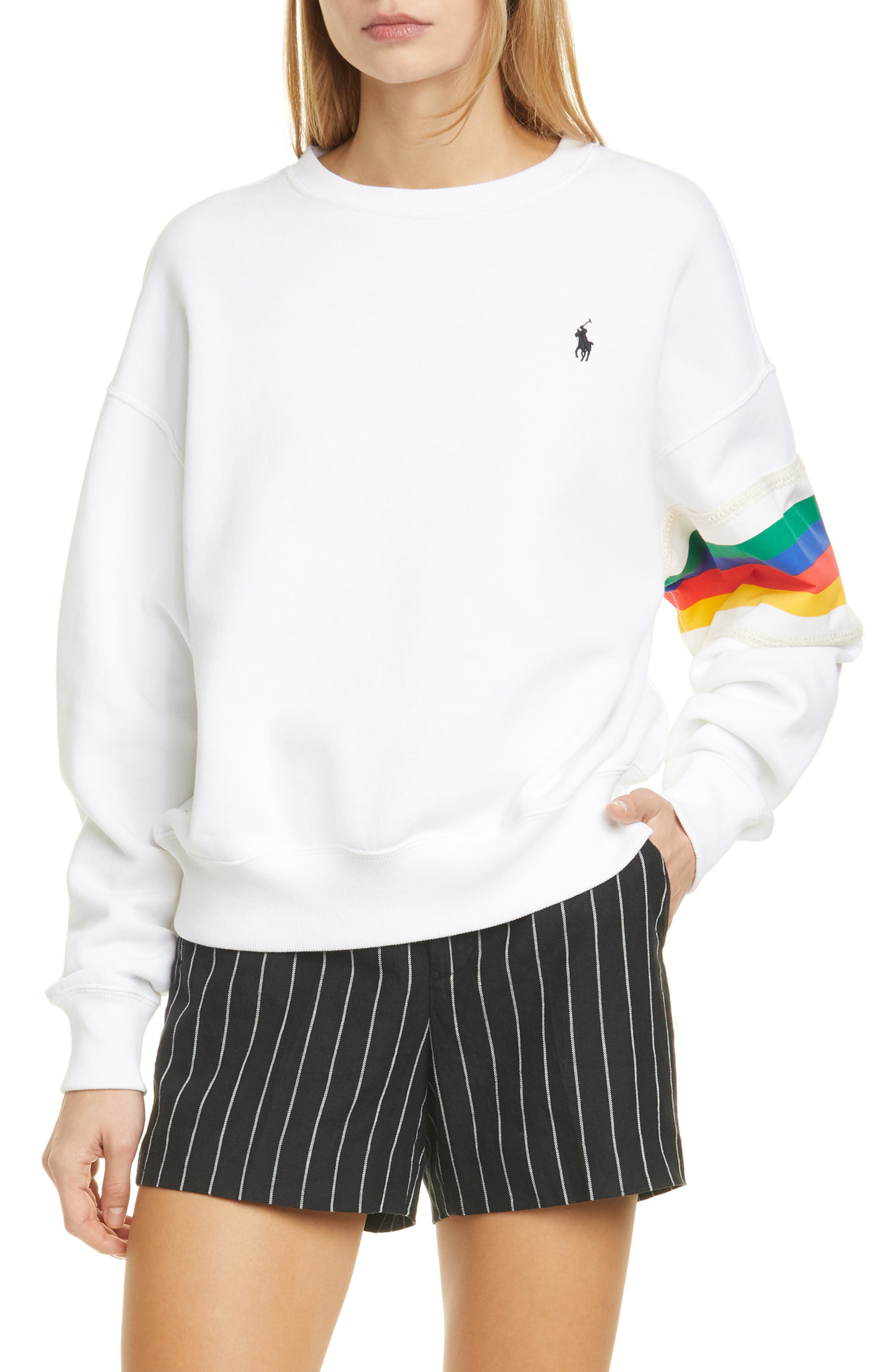 Polo Ralph Lauren Rainbow Stripe Logo 