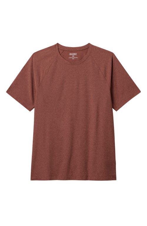 Shop Rhone Reign Performance T-shirt In Cinnamon Heather