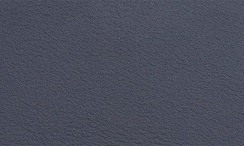 Royce New York Leather Card Case In Navy Blue- Silver Foil