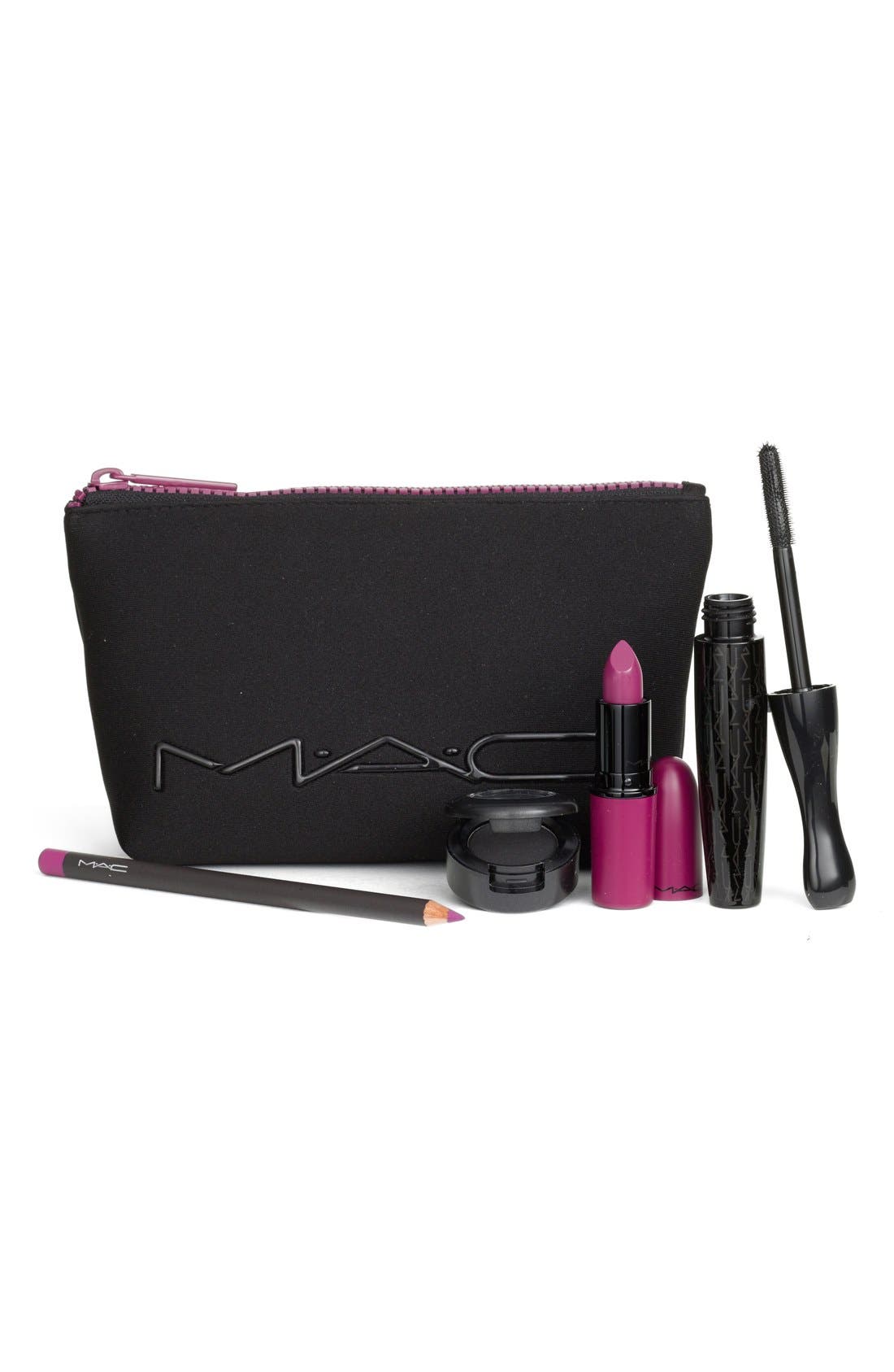 MAC 'Look in a Box - Girl Band Glam' Purple Lip & Eye Kit ...