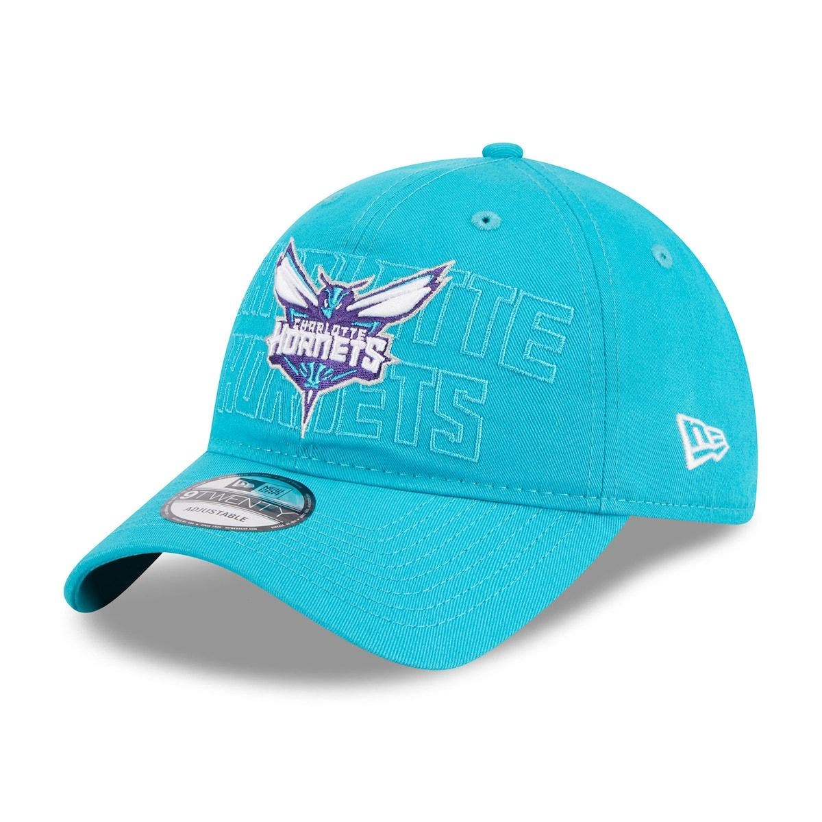 New Era Women's Charlotte Hornets Teal Adjustable 9TWENTY Hat - Adjustable Strapback, One Size