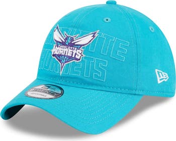 New Era Women's Charlotte Hornets Teal Adjustable 9TWENTY Hat - Adjustable Strapback, One Size