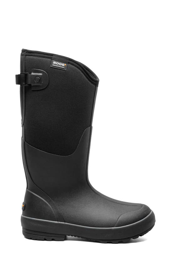 Shop Bogs Classic Ii Adjustable Calf Waterproof Rain Boot In Black