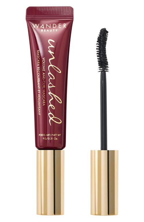 Wander Beauty Unlashed Volume and Curl Mascara in Tarmac