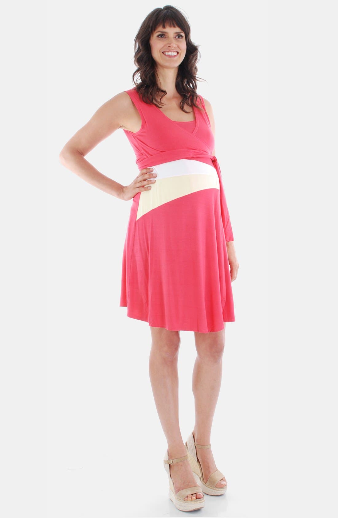 Everly Grey 'Claire During & After' Sleeveless Maternity/Nursing