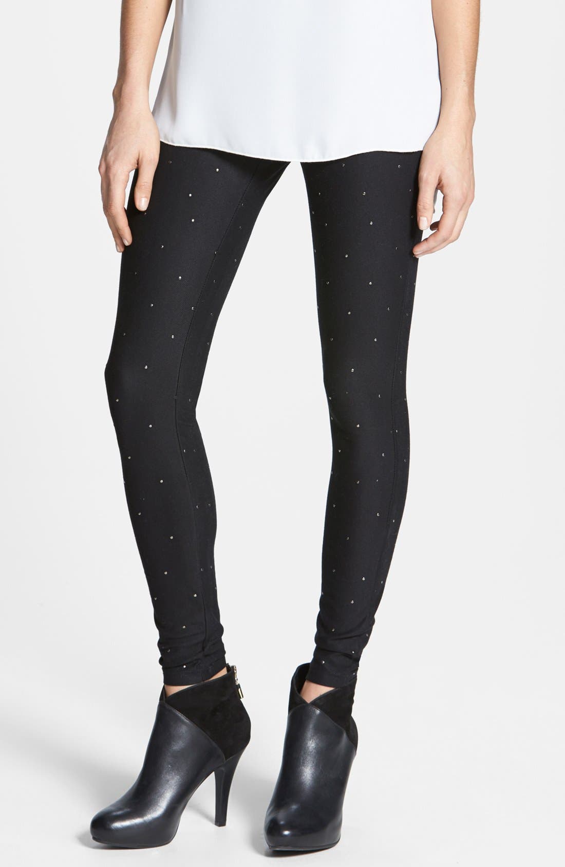 hue denim leggings nordstrom