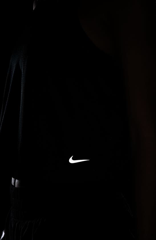 Shop Nike One Classic Breathe Dri-fit Crop Tank In Black/ Black