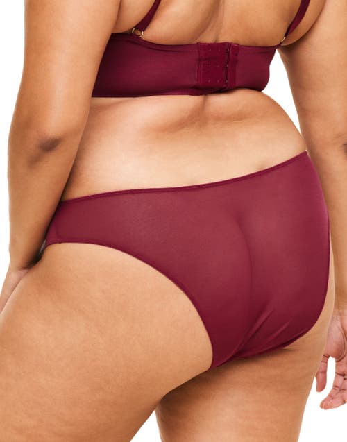 Adore Me Rosita Brazilian Panties In Dark Purple